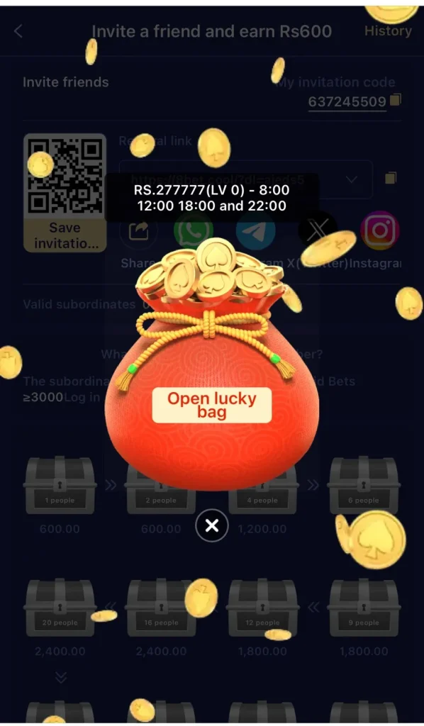 open lucky bag